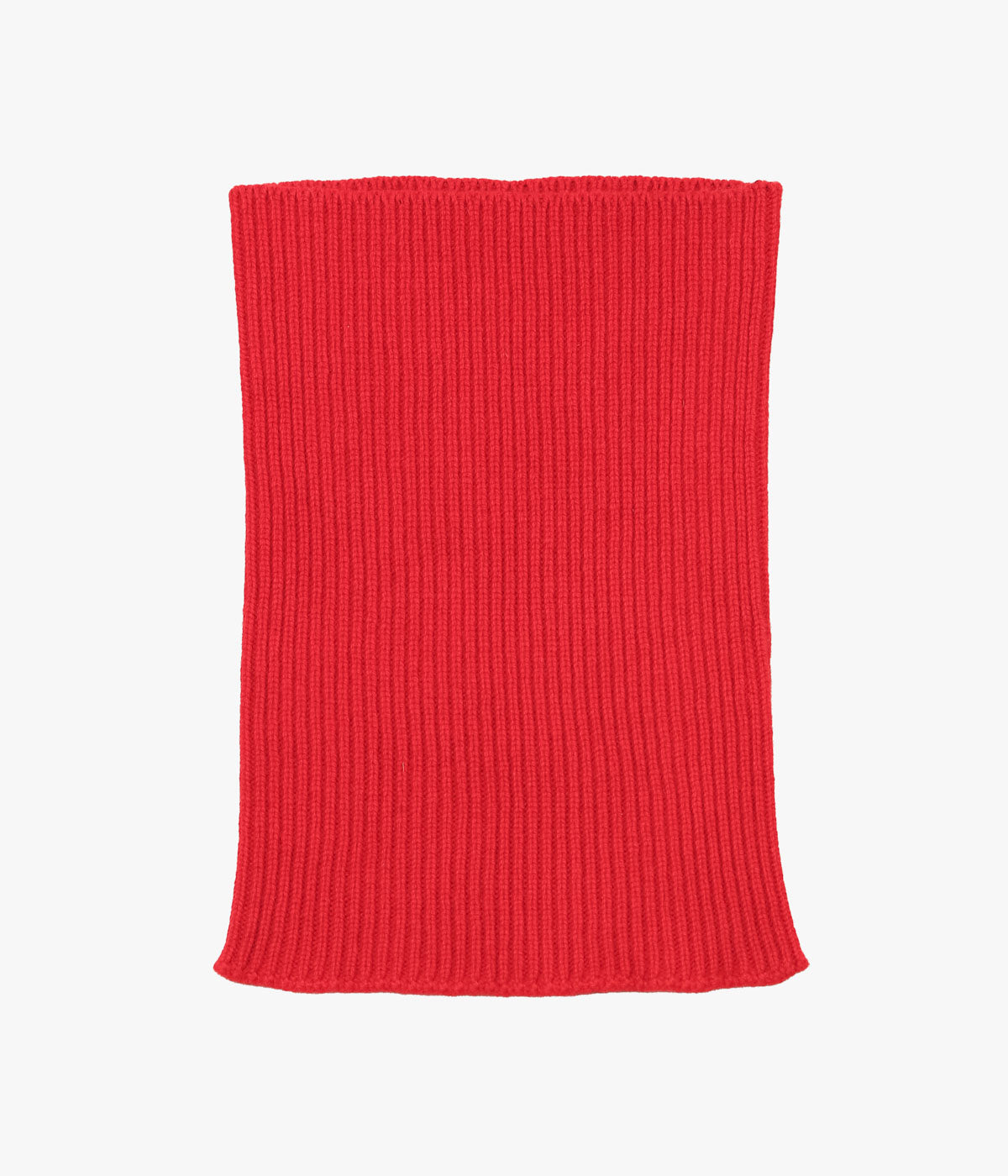 MAISON DOUILLET ``REGENERATED NECKWARMER'' (RED)