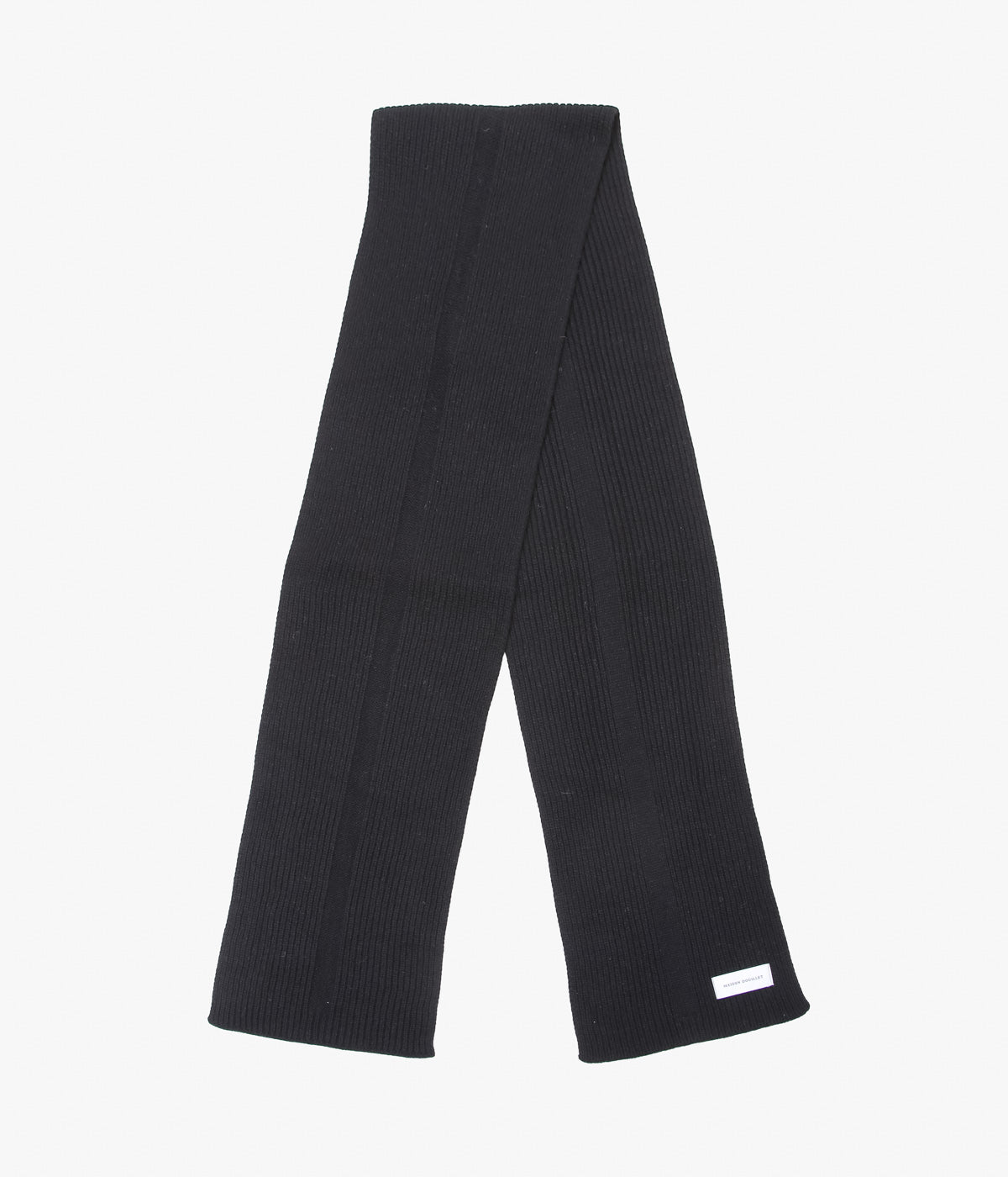 MAISON DOUILLET ``REGENERATED SCARF'' (BLACK)