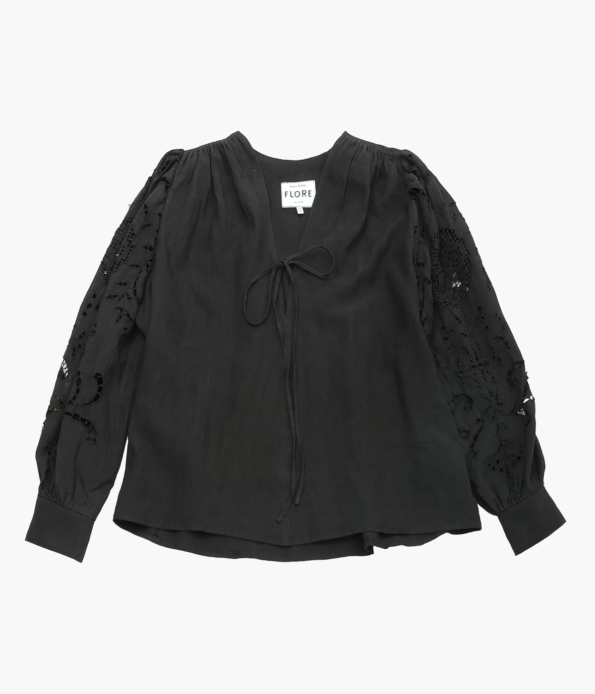 MAISON FLORE ''BLEUET BLOUSE'' (BLACK 1)