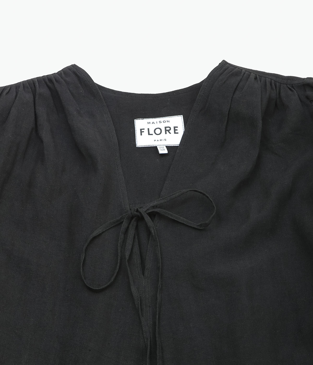MAISON FLORE ''BLEUET BLOUSE'' (BLACK 1)