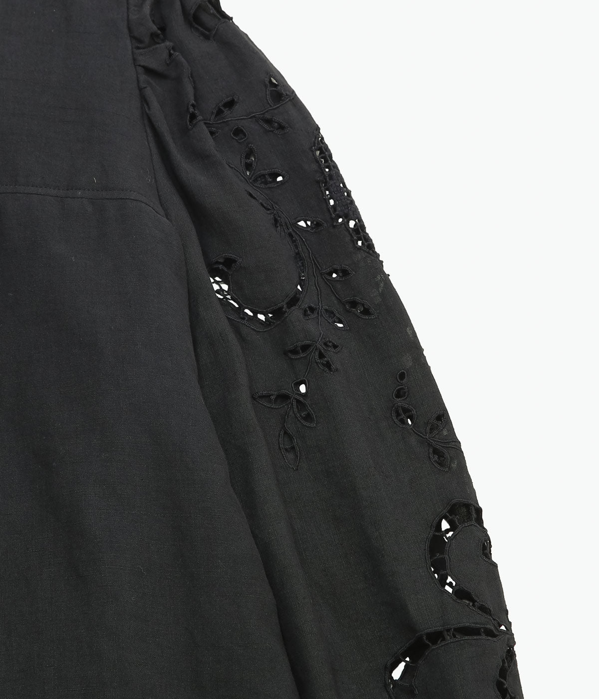 MAISON FLORE ''BLEUET BLOUSE'' (BLACK 1)