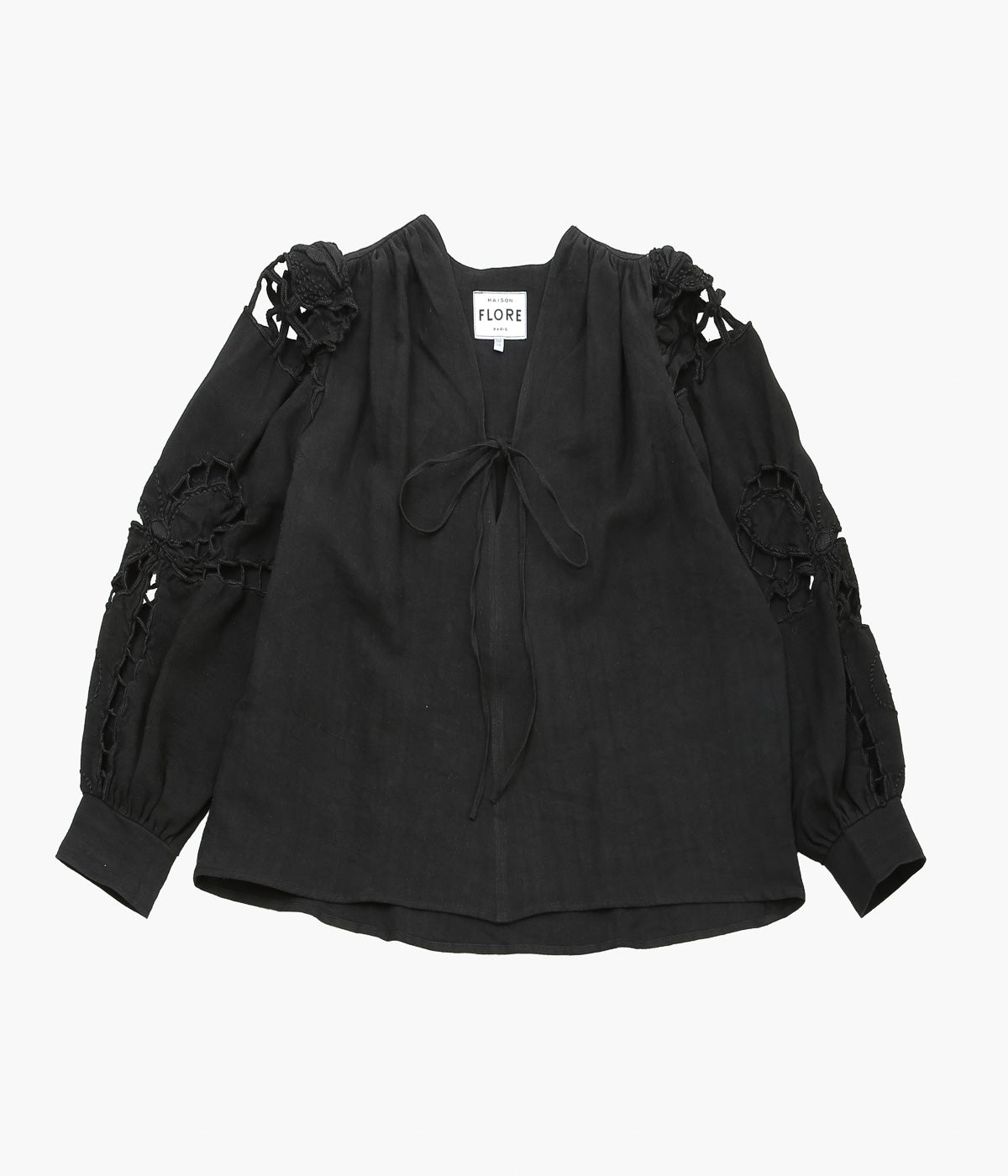 MAISON FLORE ''BLEUET BLOUSE'' (BLACK 3)