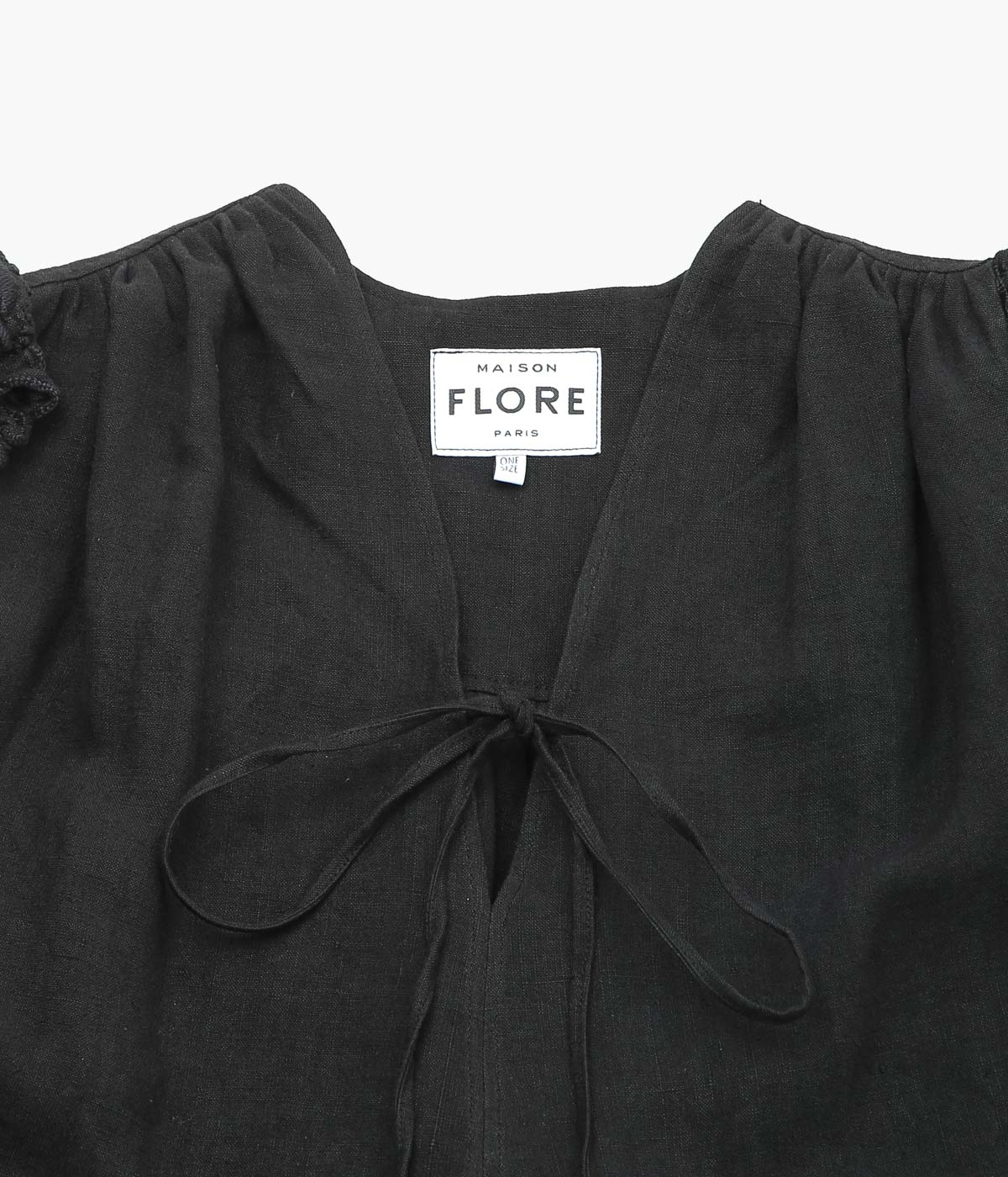 MAISON FLORE ''BLEUET BLOUSE'' (BLACK 3)