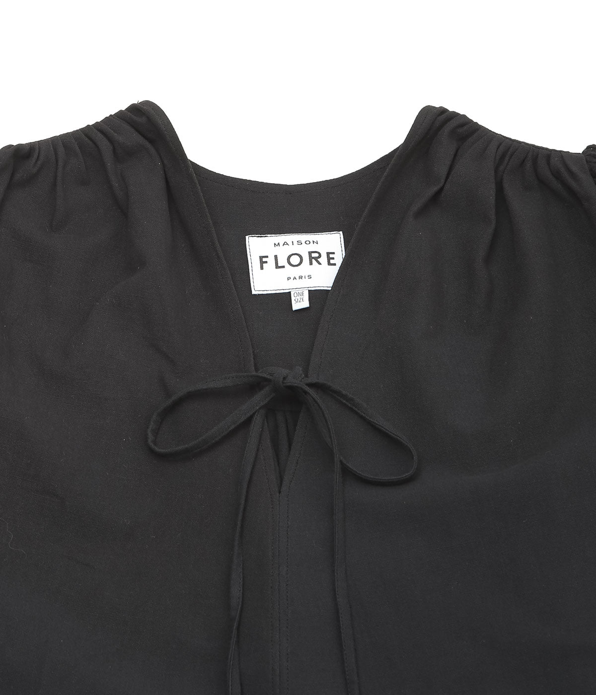 MAISON FLORE ''BLEUET BLOUSE'' (BLACK 7)