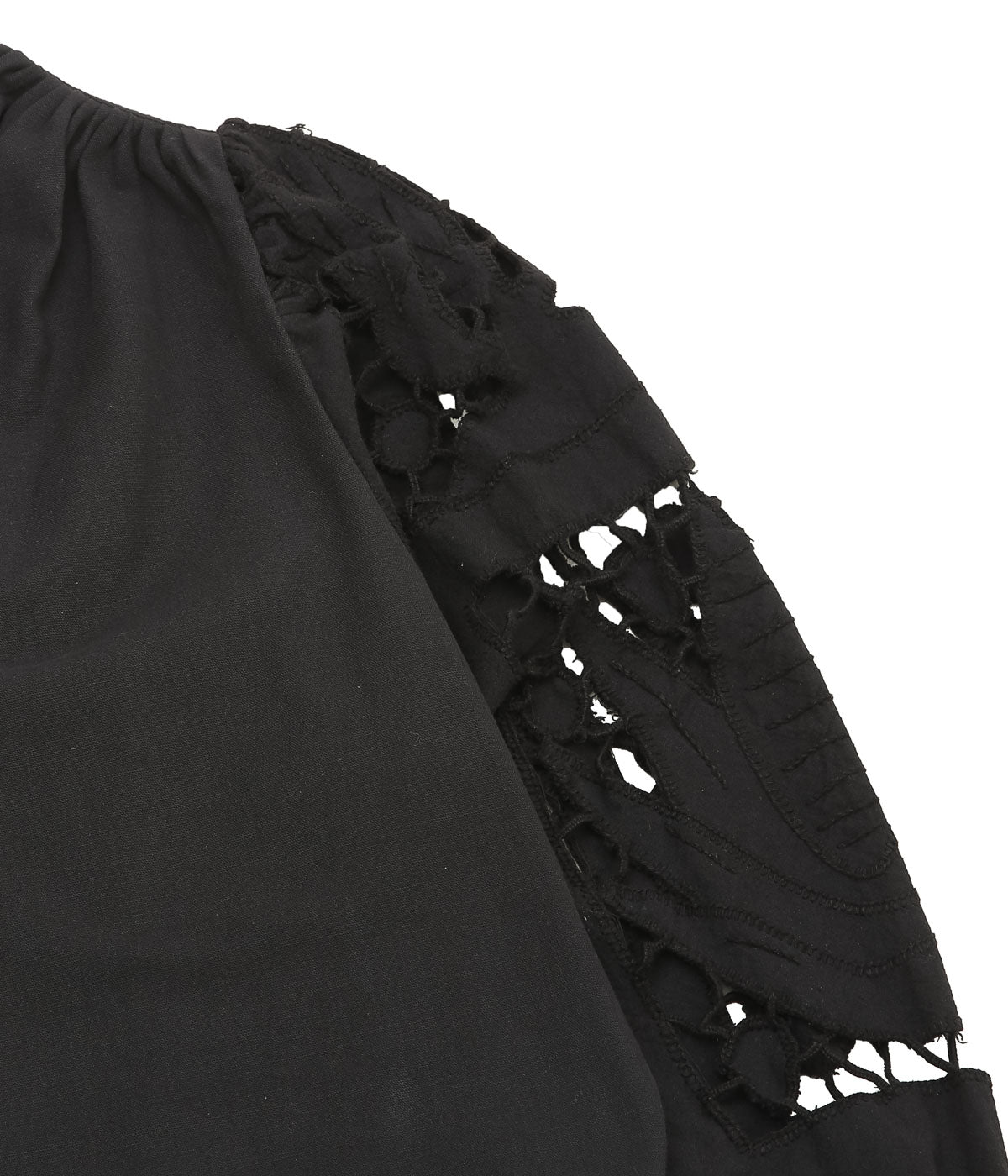 MAISON FLORE ''BLEUET BLOUSE'' (BLACK 7)