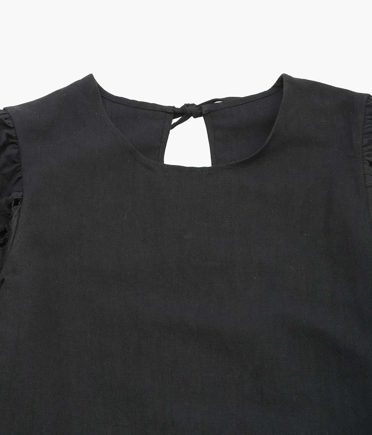MAISON FLORE ''CAMELIA TOP'' (BLACK 3)