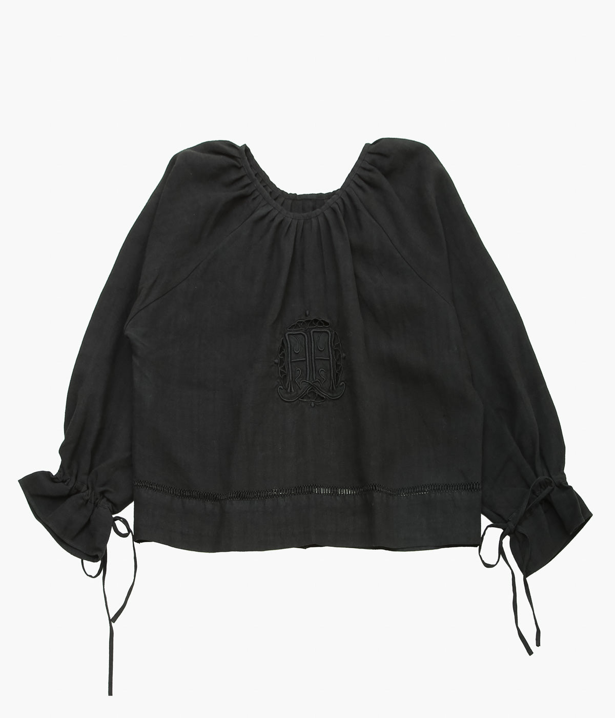 MAISON FLORE ``LILAS BLOUSE'' (BLACK 4)