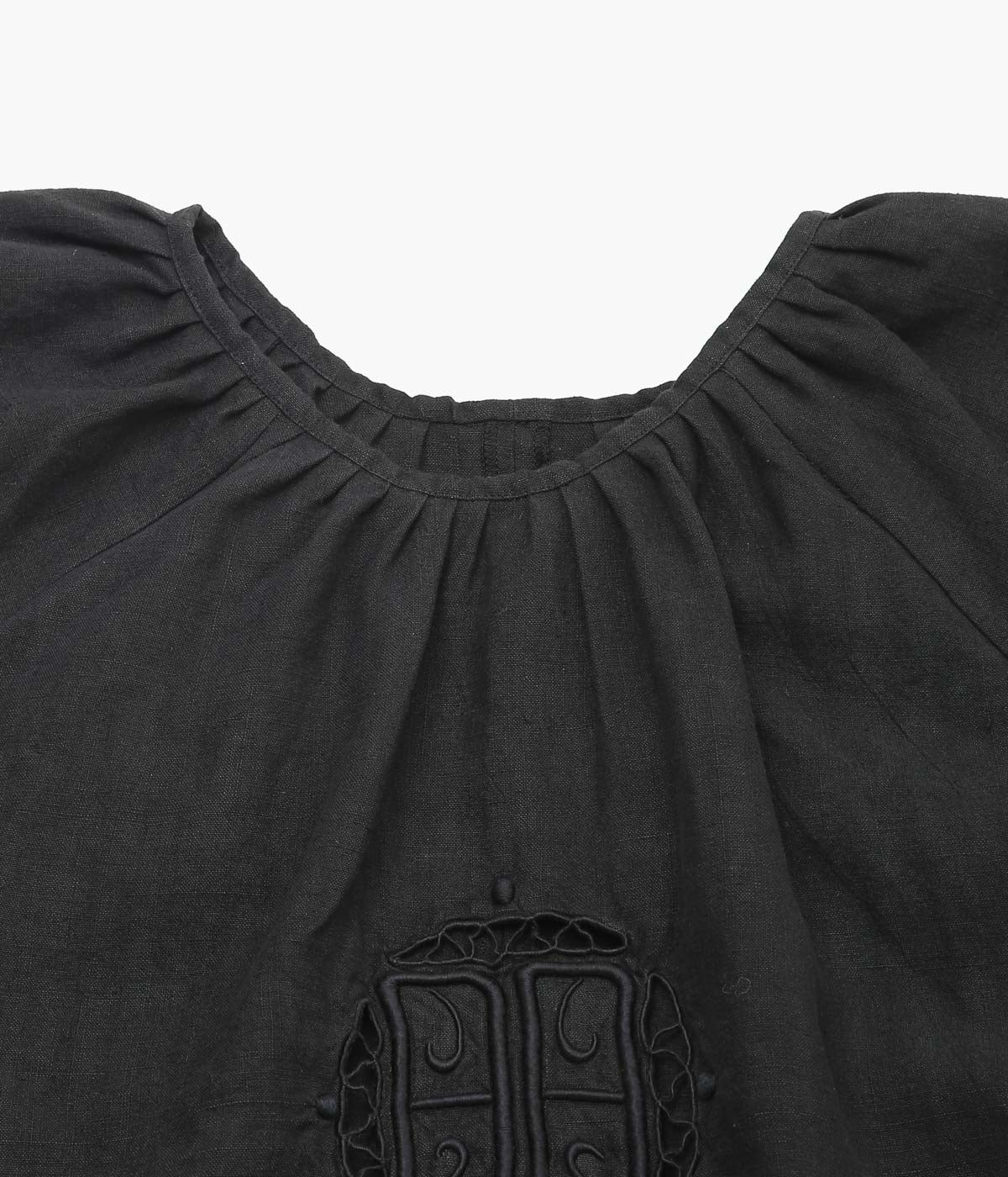 MAISON FLORE ``LILAS BLOUSE'' (BLACK 4)