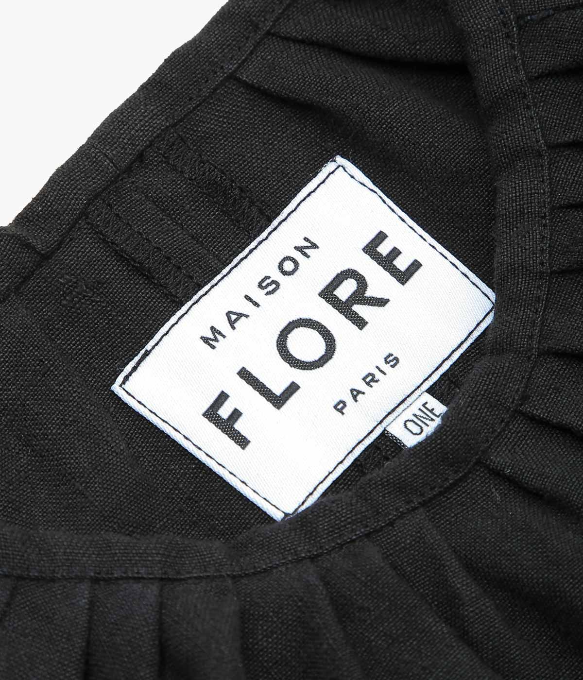 MAISON FLORE ``LILAS BLOUSE'' (BLACK 4)