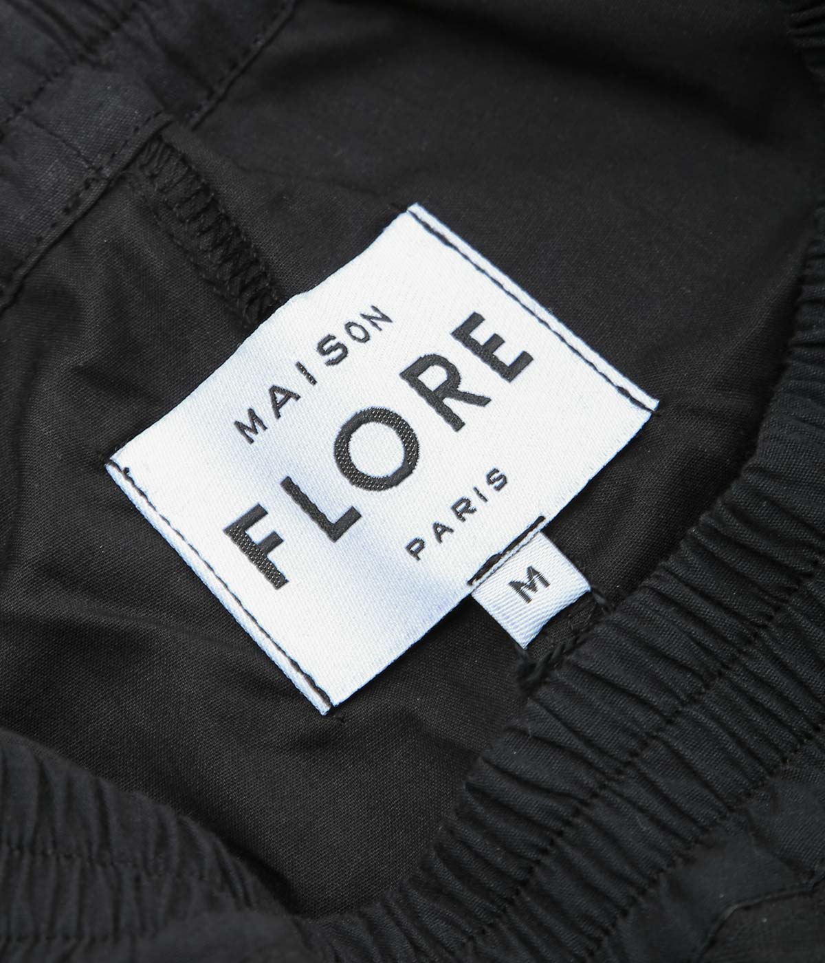 MAISON FLORE ''PIVOINE PATCHWORK PANTS'' (BLACK 2)