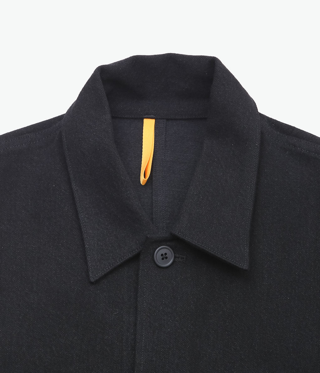 MAN-TLE ''JEBOK JACKET'' (BLACK DENIM)