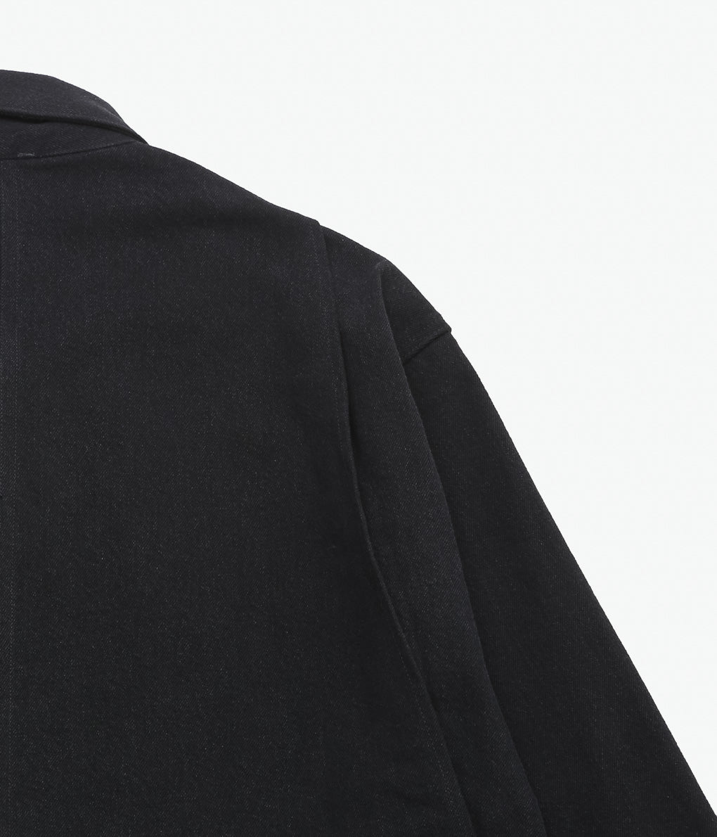 MAN-TLE ''JEBOK JACKET'' (BLACK DENIM)