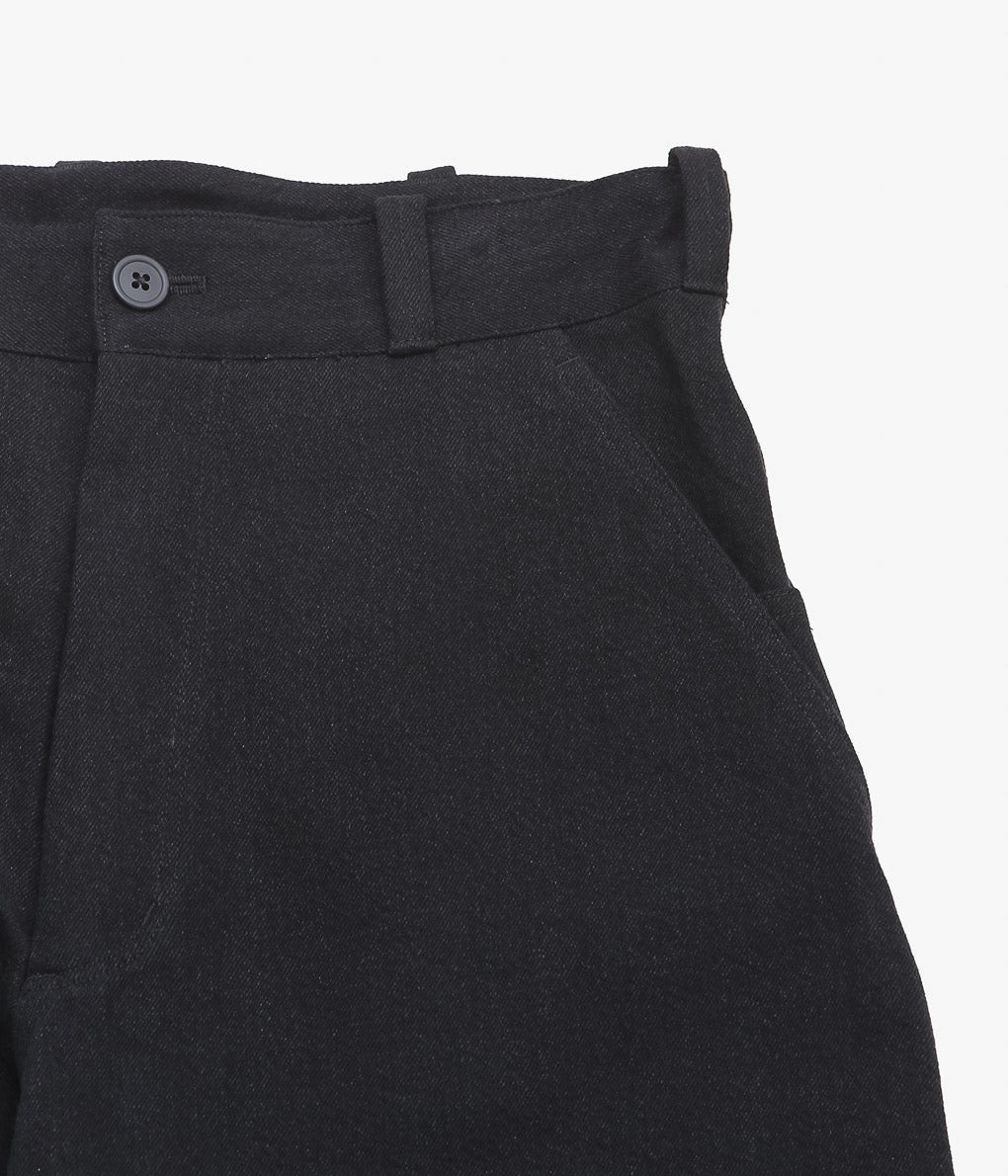 MAN-TLE ''JEBOK PANTS'' (BLACK DENIM)