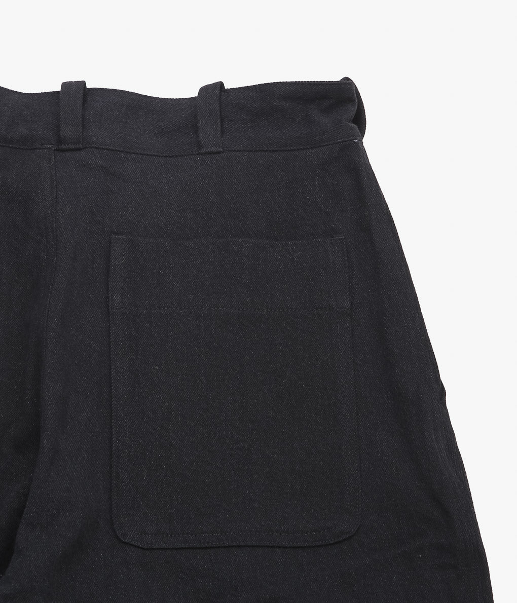 MAN-TLE ''JEBOK PANTS'' (BLACK DENIM)