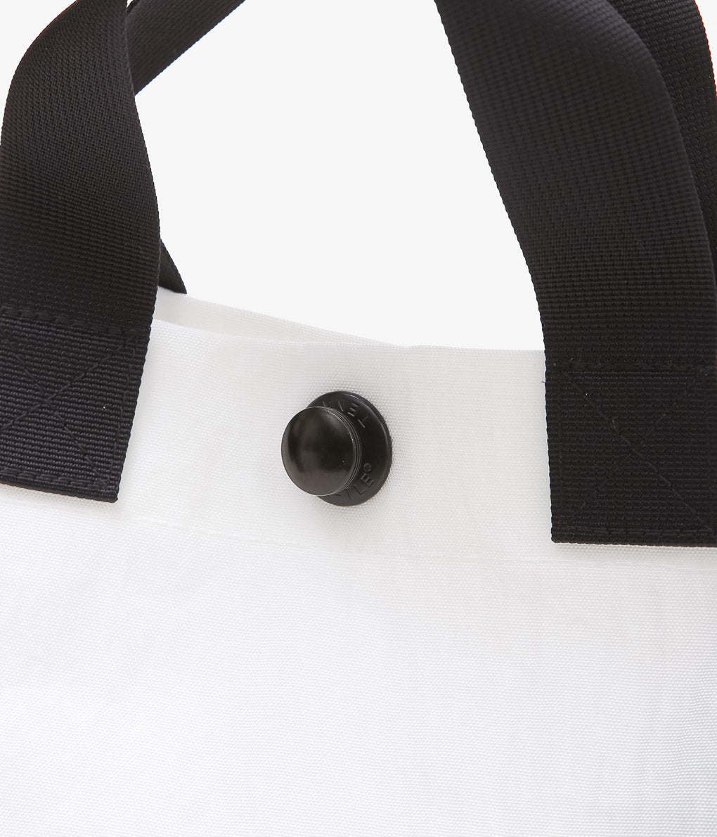 MAN-TLE ''MINI TOTE'' (WHITE NYLON)