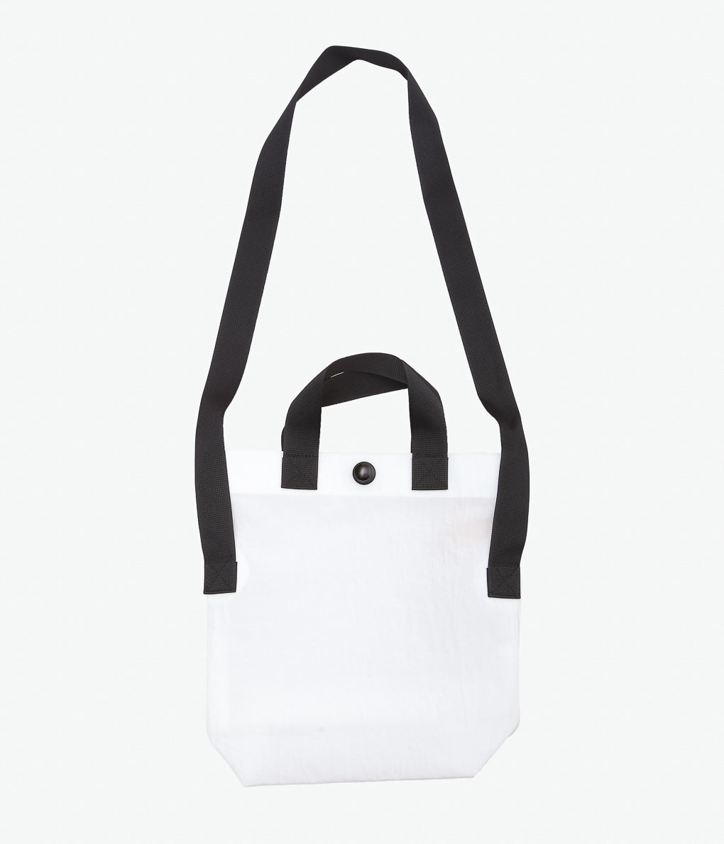 MAN-TLE ''MINI TOTE'' (WHITE NYLON)