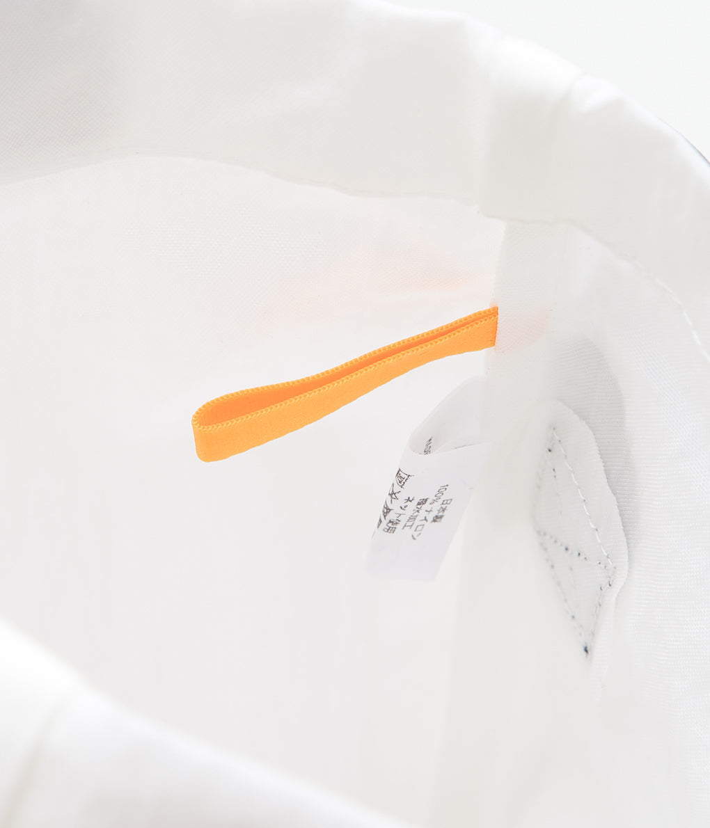 MAN-TLE ''MINI TOTE'' (WHITE NYLON)