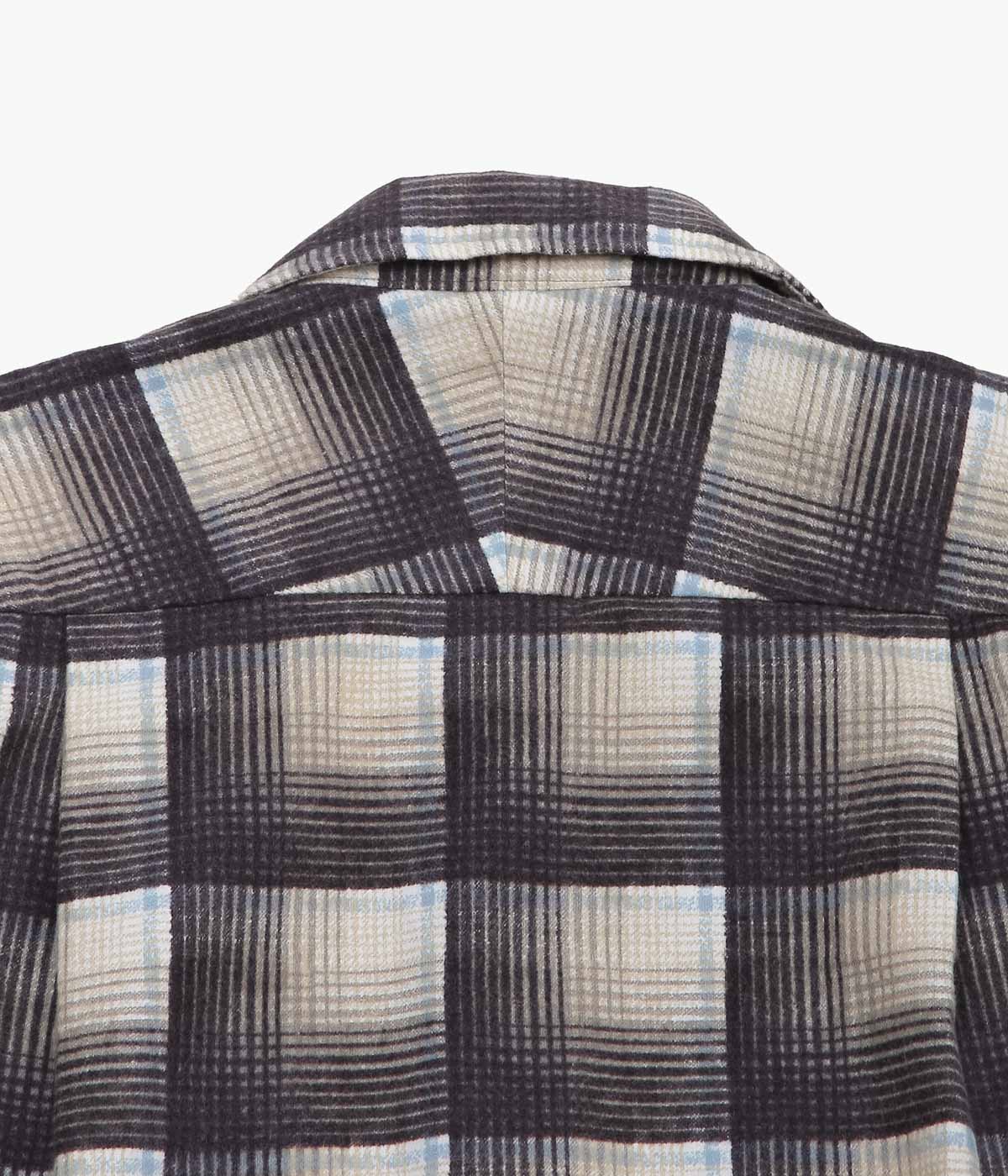 MOJITO ''ABSHINTH SHIRT BAR.2.0 COTTON FLANNEL PLAID'' (GREY)