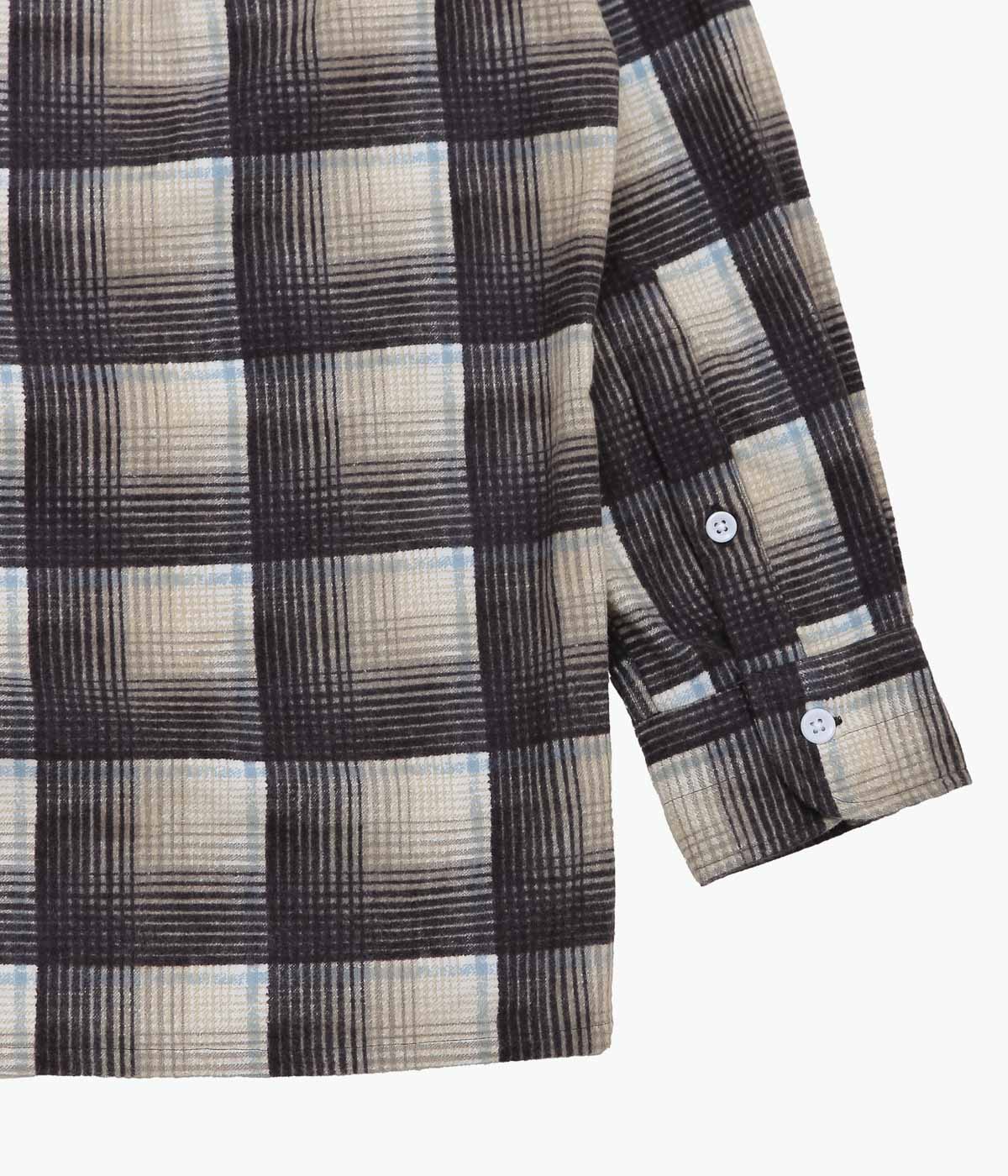 MOJITO ''ABSHINTH SHIRT BAR.2.0 COTTON FLANNEL PLAID'' (GREY)