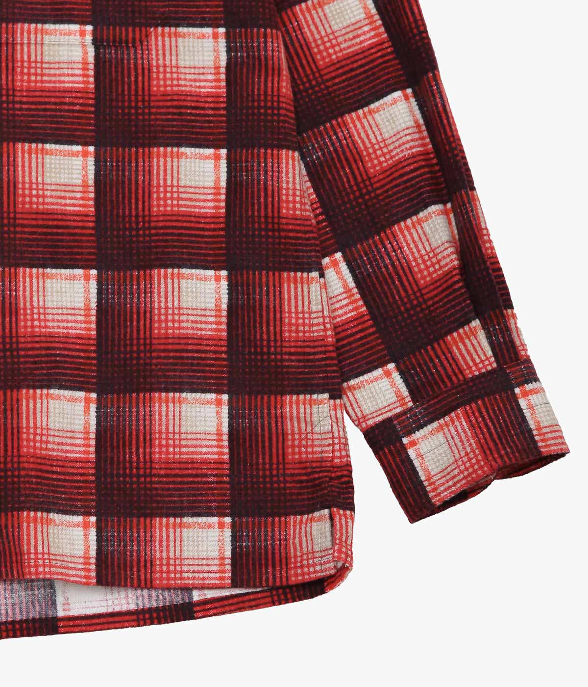 MOJITO ''ABSHINTH SHIRT BAR.2.0 COTTON FLANNEL PLAID'' (RED)