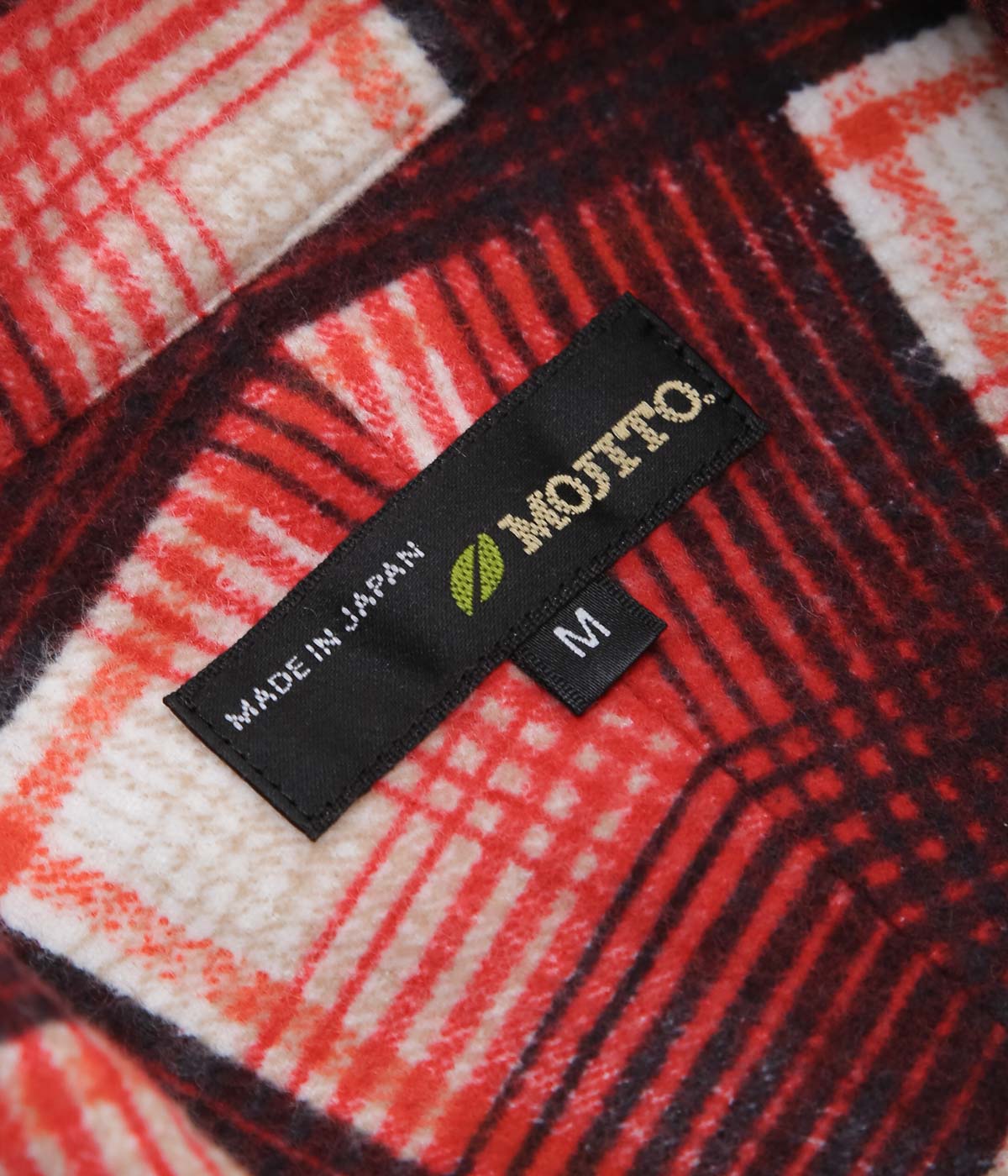 MOJITO ''ABSHINTH SHIRT BAR.2.0 COTTON FLANNEL PLAID'' (RED)