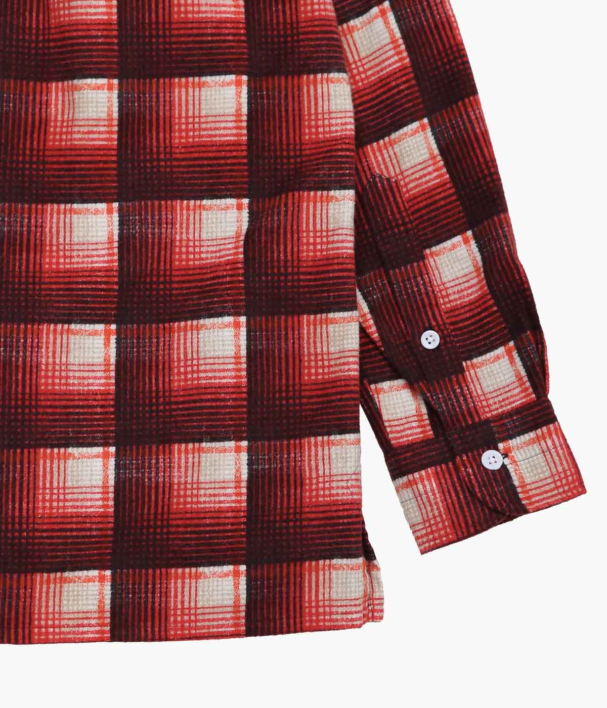 MOJITO ''ABSHINTH SHIRT BAR.2.0 COTTON FLANNEL PLAID'' (RED)