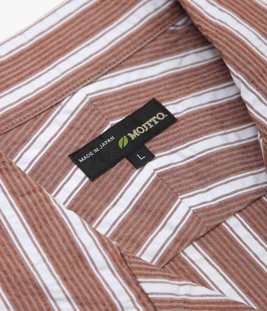 MOJITO ''ABSHINTH SHIRT_PICO EMBROIDERY'' (BROWN)
