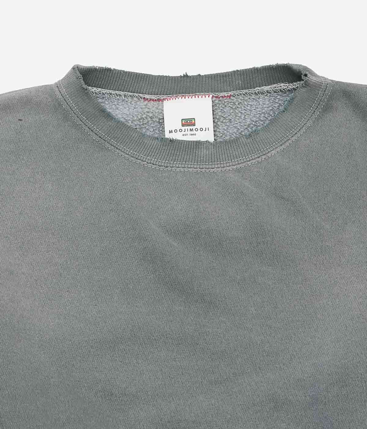 MOOJI MOOJI ''CLASSIC CREWNECK AGED'' (EMERALD GREEN)