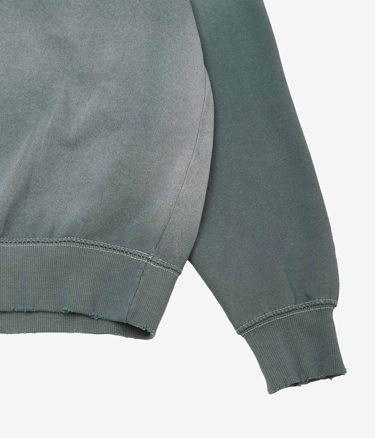MOOJI MOOJI ''CLASSIC CREWNECK AGED'' (EMERALD GREEN)