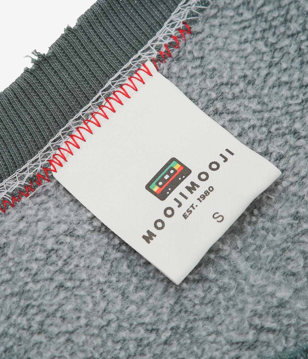 MOOJI MOOJI ''CLASSIC CREWNECK AGED'' (EMERALD GREEN)