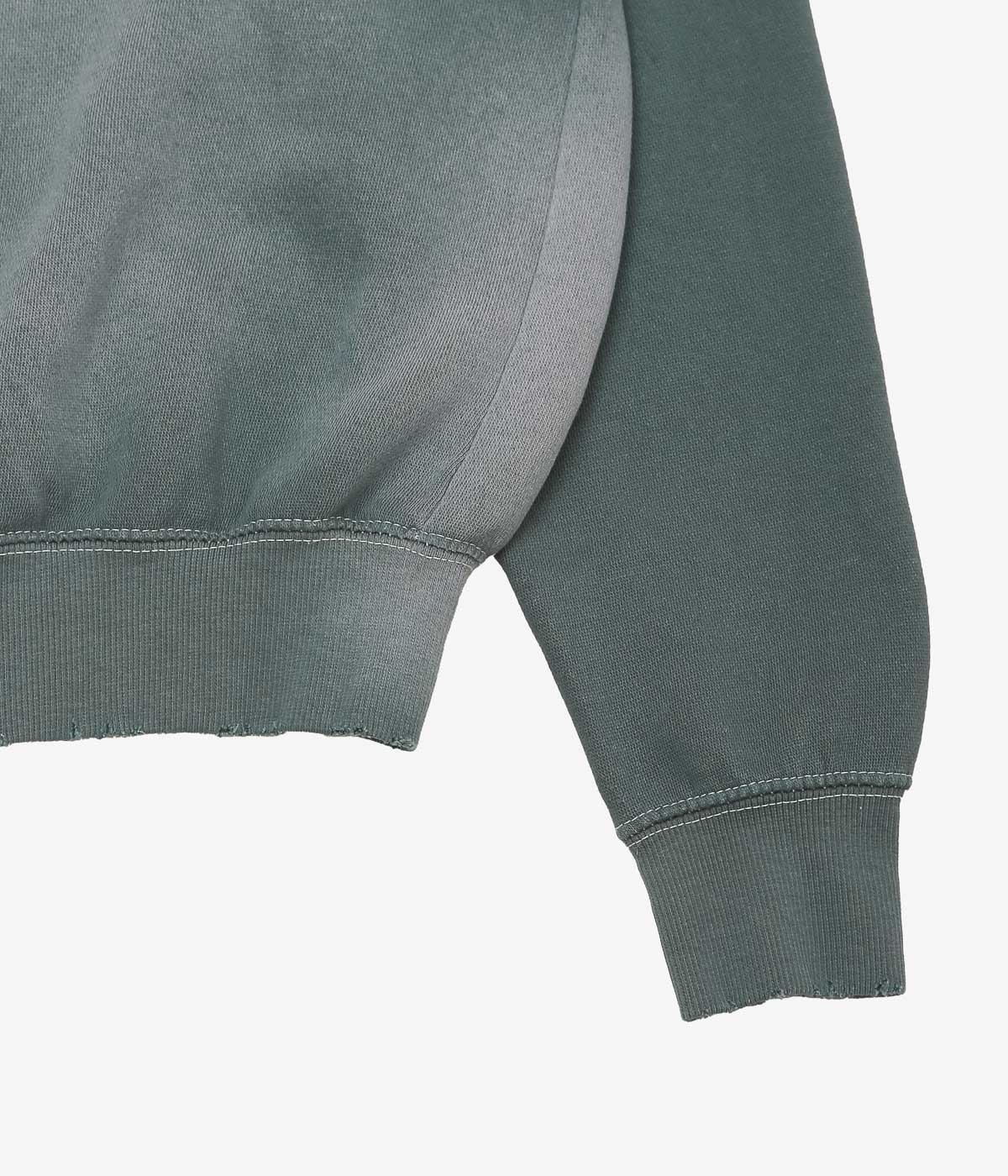 MOOJI MOOJI ''CLASSIC CREWNECK AGED'' (EMERALD GREEN)