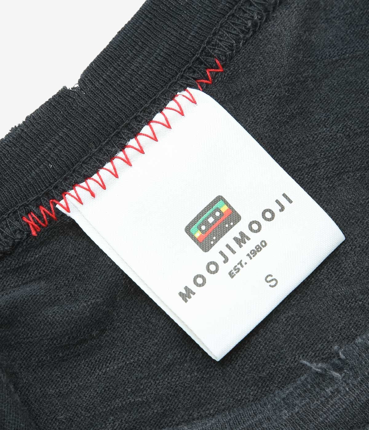 MOOJI MOOJI 'EVERYDAY SLUB T-SHIRTS VINTAGE' (BLACK)