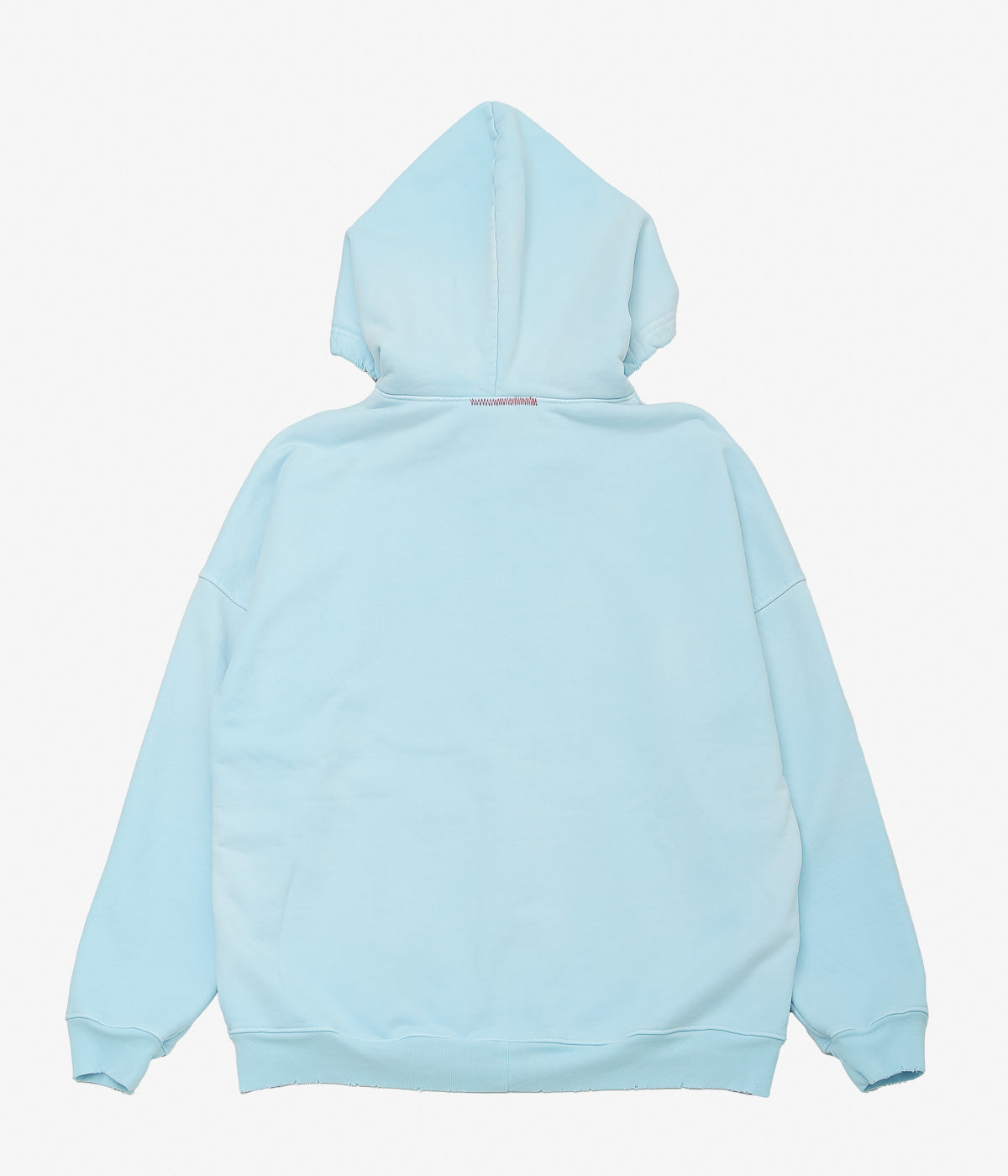 MOOJI MOOJI ''OVERSIZE ZIP UP HOODIE AGED'' (BABY BLUE)