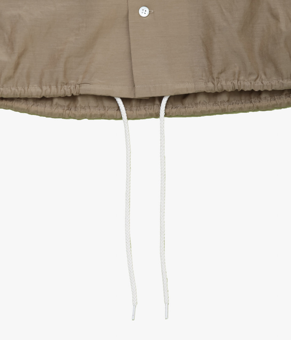 NANAMICA ''OPEN COLLAR S/S SHIRT'' (BEIGE)