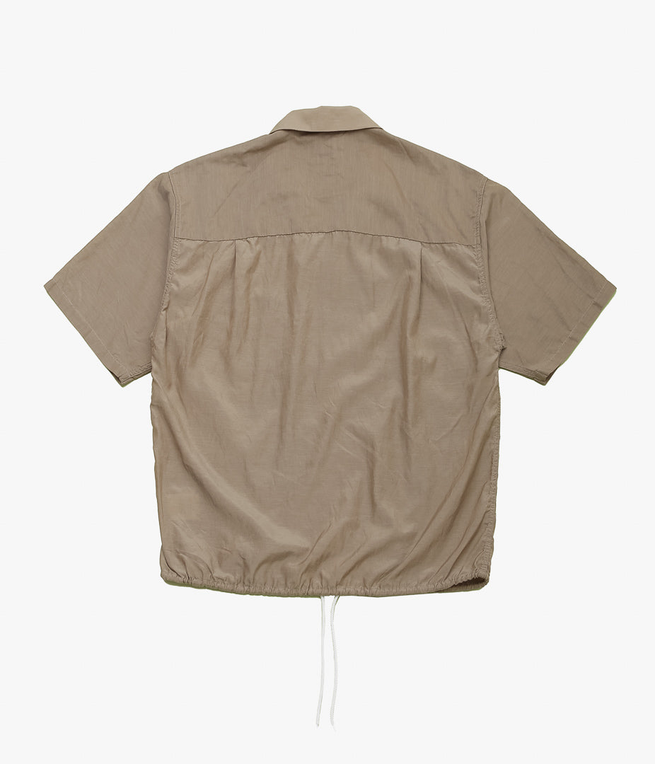 NANAMICA ''OPEN COLLAR S/S SHIRT'' (BEIGE)