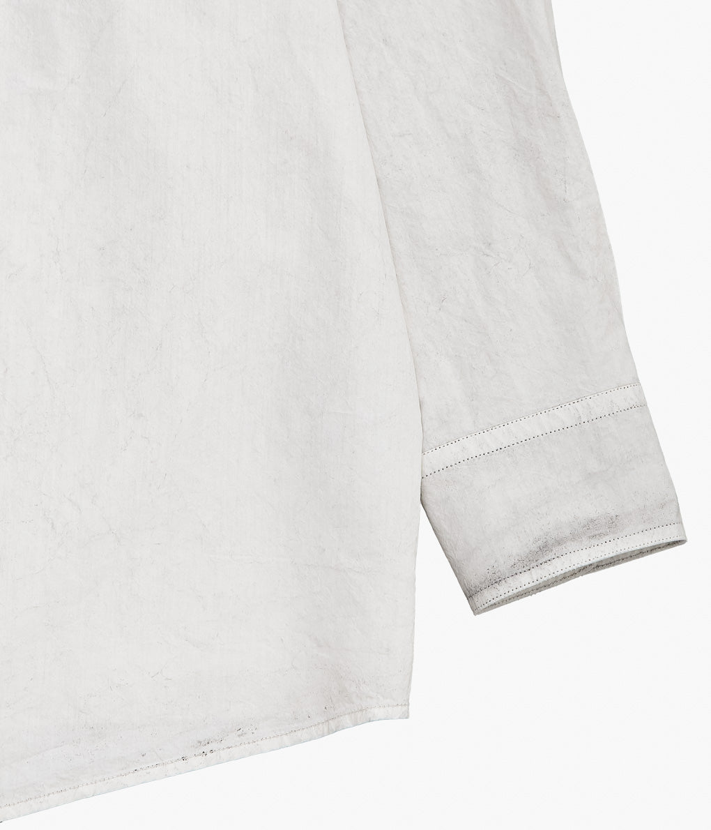 NOMAT ''COTTON TIED SHIRT'' (PEARL GREY)