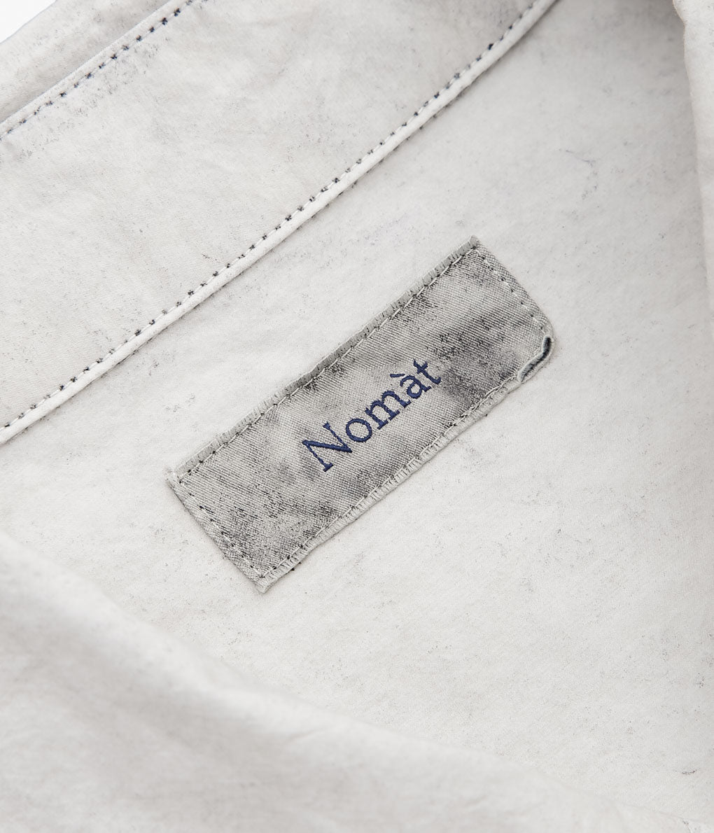 NOMAT ''COTTON TIED SHIRT'' (PEARL GREY)