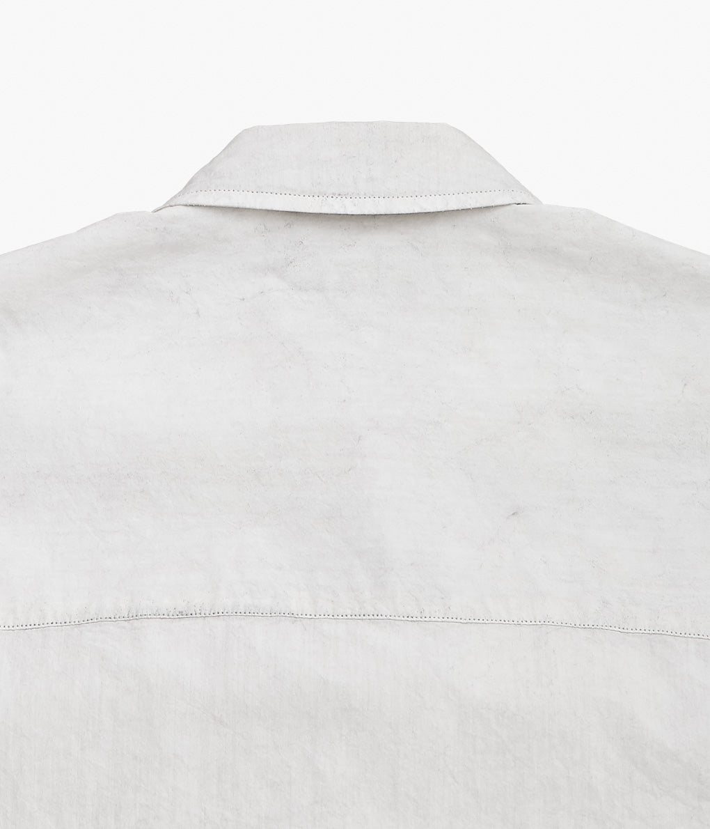 NOMAT ''COTTON TIED SHIRT'' (PEARL GREY)