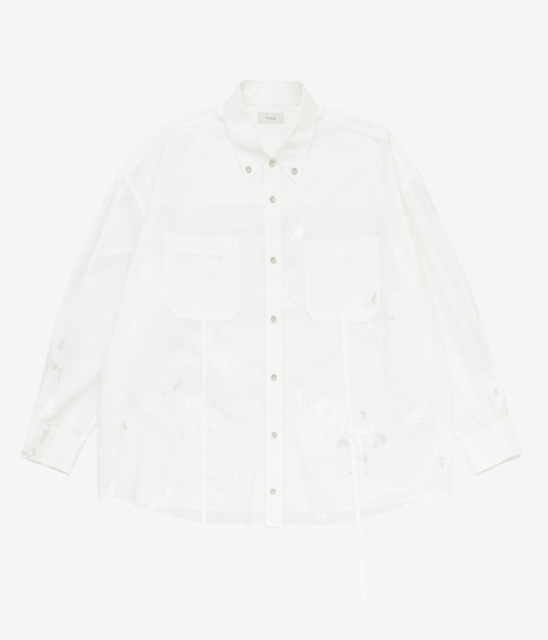 paymoneytomypainTシャツ NOMAT ''PAINTED TIE SHIRT'' (PAINT WHITE) – THE STORE BY MAIDENS