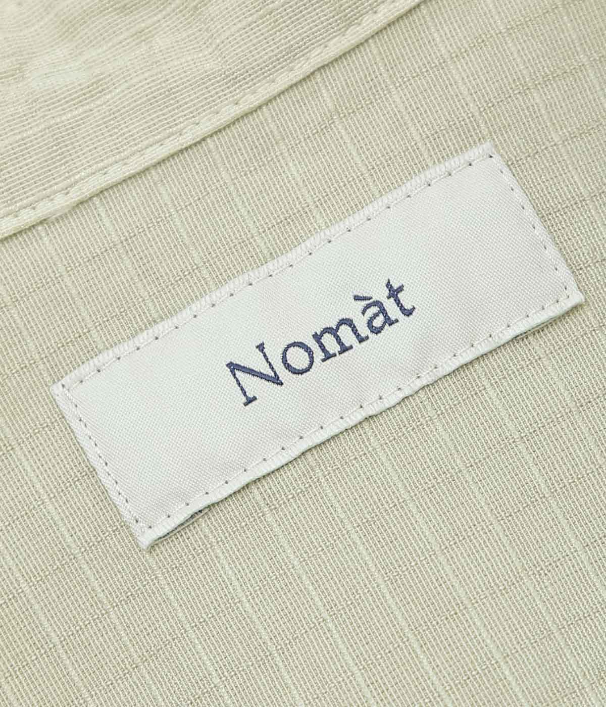 NOMAT ''SKIPPER SHIRT / SILK COTTON RIPSTOP'' (MISTGREEN)