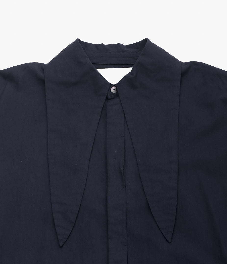 NOMAT ''TIE LONG DRESS (OPEN BLACK)'' (NAVY)