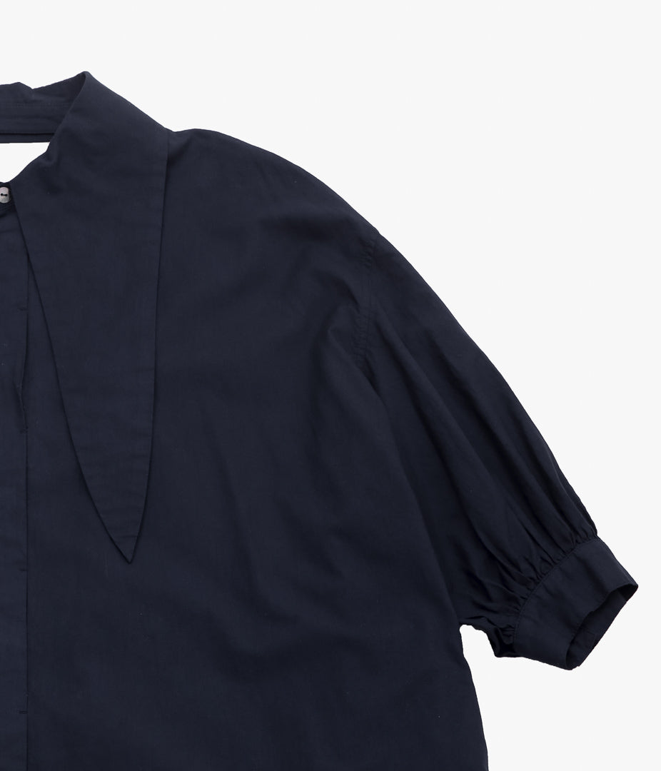 NOMAT ''TIE LONG DRESS (OPEN BLACK)'' (NAVY)