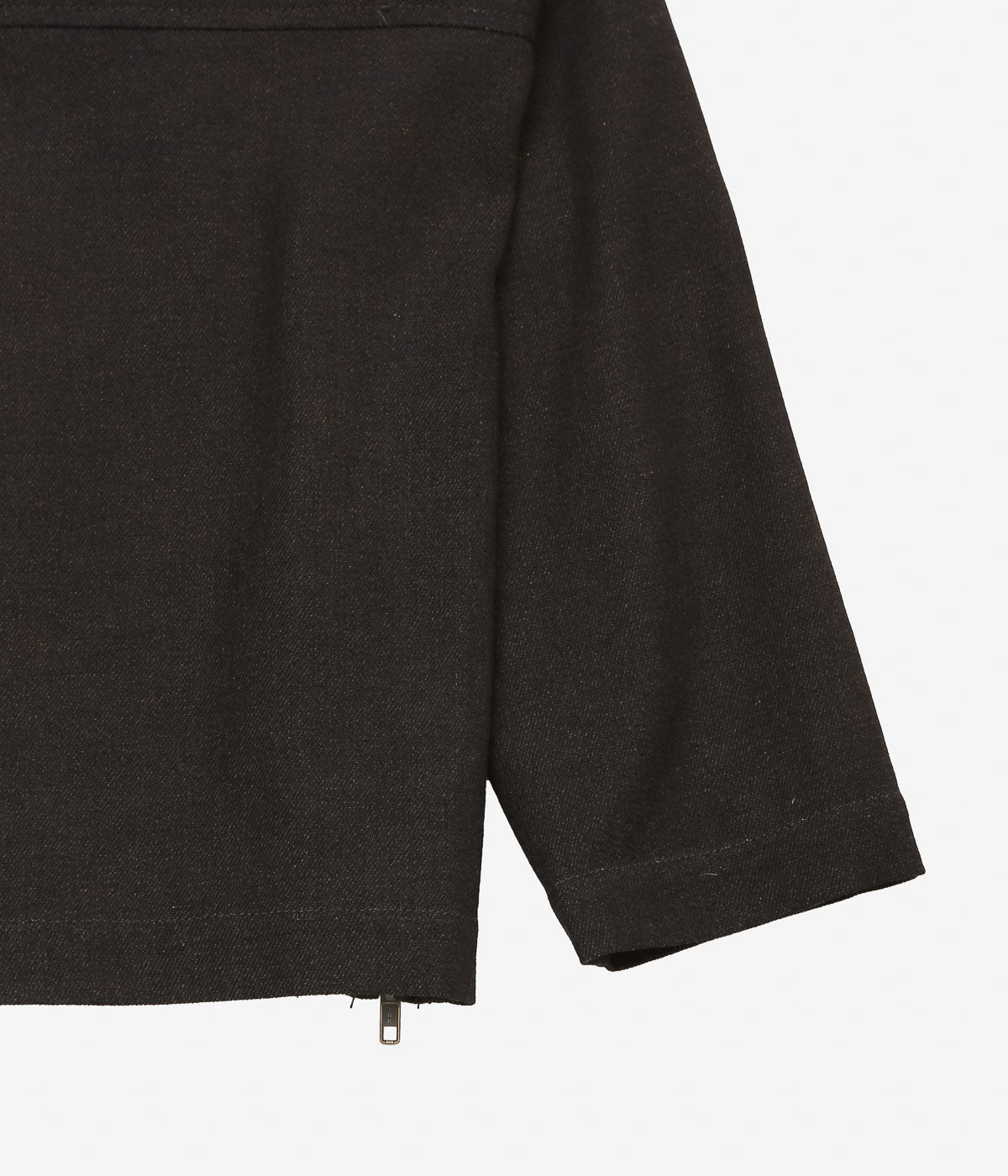 NOMAT ''WOOL COTTON PULLOVER BLOUSE'' (DARK BROWN)