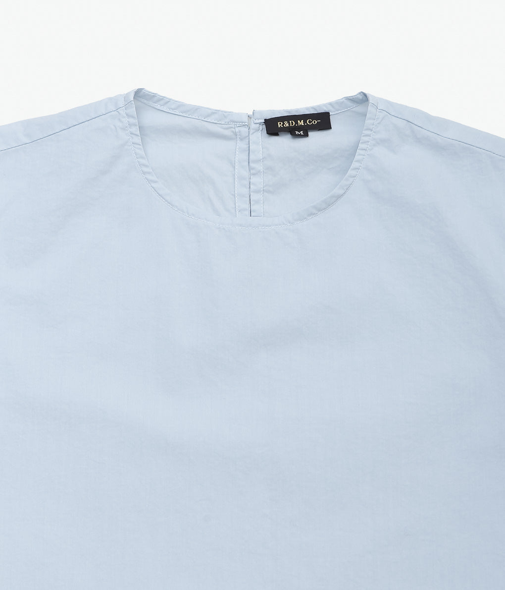 OLDMAN'S TAILOR ''G.D LAWN BALLOON SLEEVE BLOUSE'' (SAX)