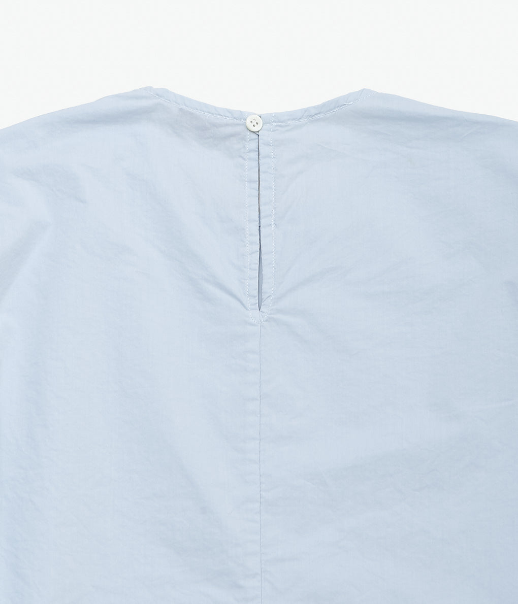 OLDMAN'S TAILOR ''G.D LAWN BALLOON SLEEVE BLOUSE'' (SAX)