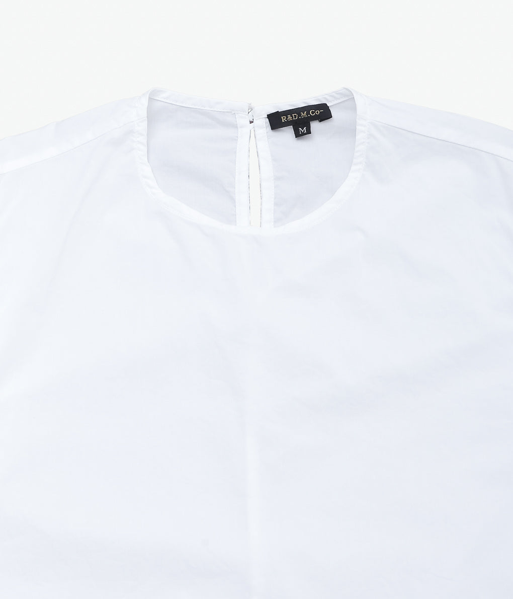 OLDMAN'S TAILOR ''G.D LAWN BALLOON SLEEVE BLOUSE'' (WHITE)