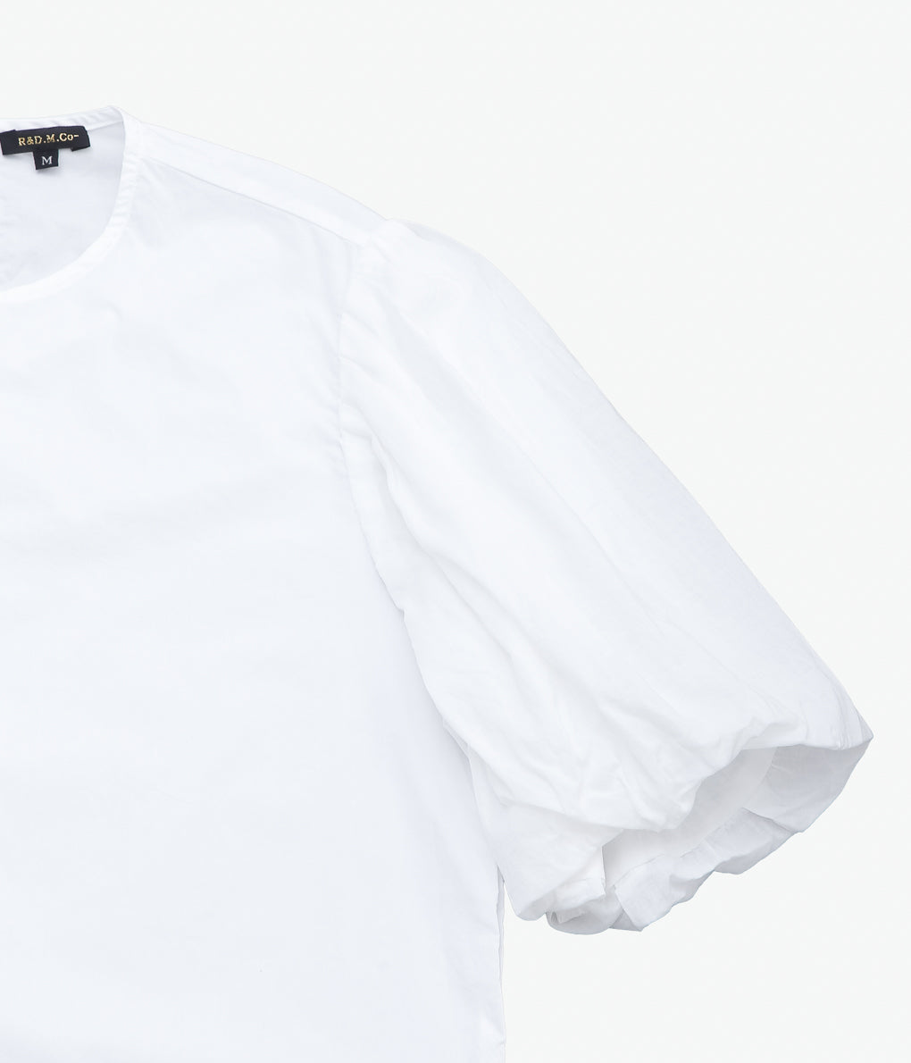 OLDMAN'S TAILOR ''G.D LAWN BALLOON SLEEVE BLOUSE'' (WHITE)