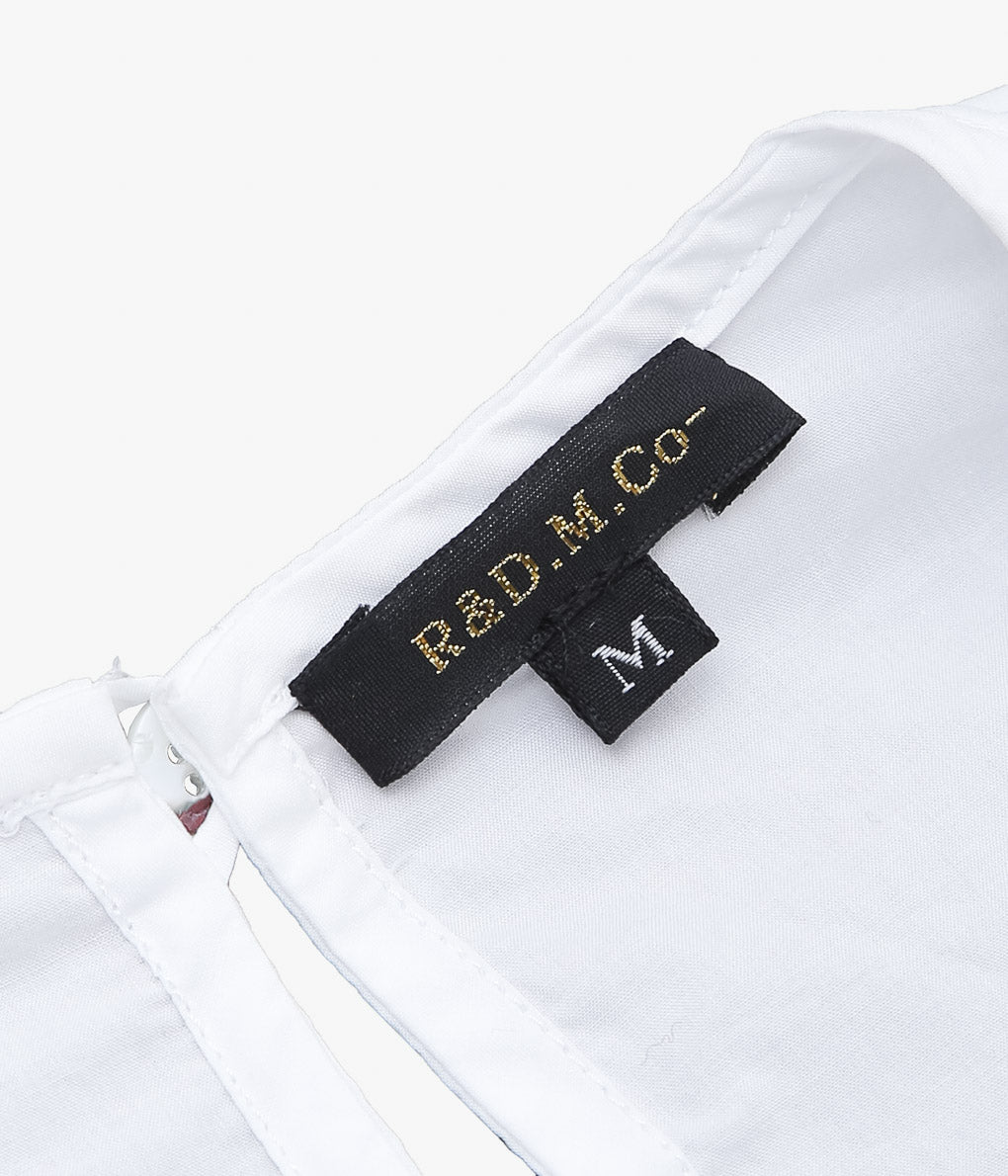 OLDMAN'S TAILOR ''G.D LAWN BALLOON SLEEVE BLOUSE'' (WHITE)