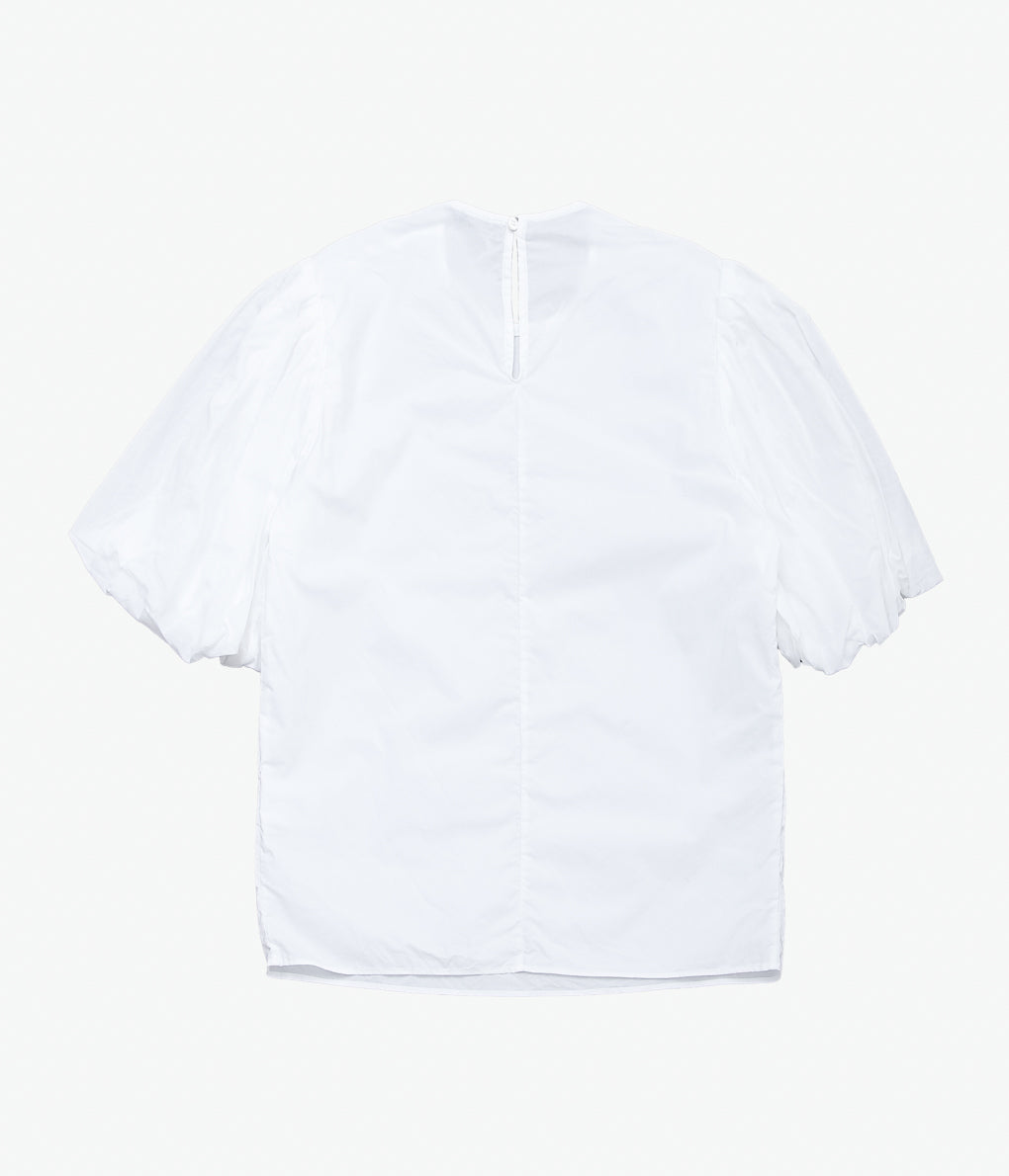 OLDMAN'S TAILOR ''G.D LAWN BALLOON SLEEVE BLOUSE'' (WHITE)