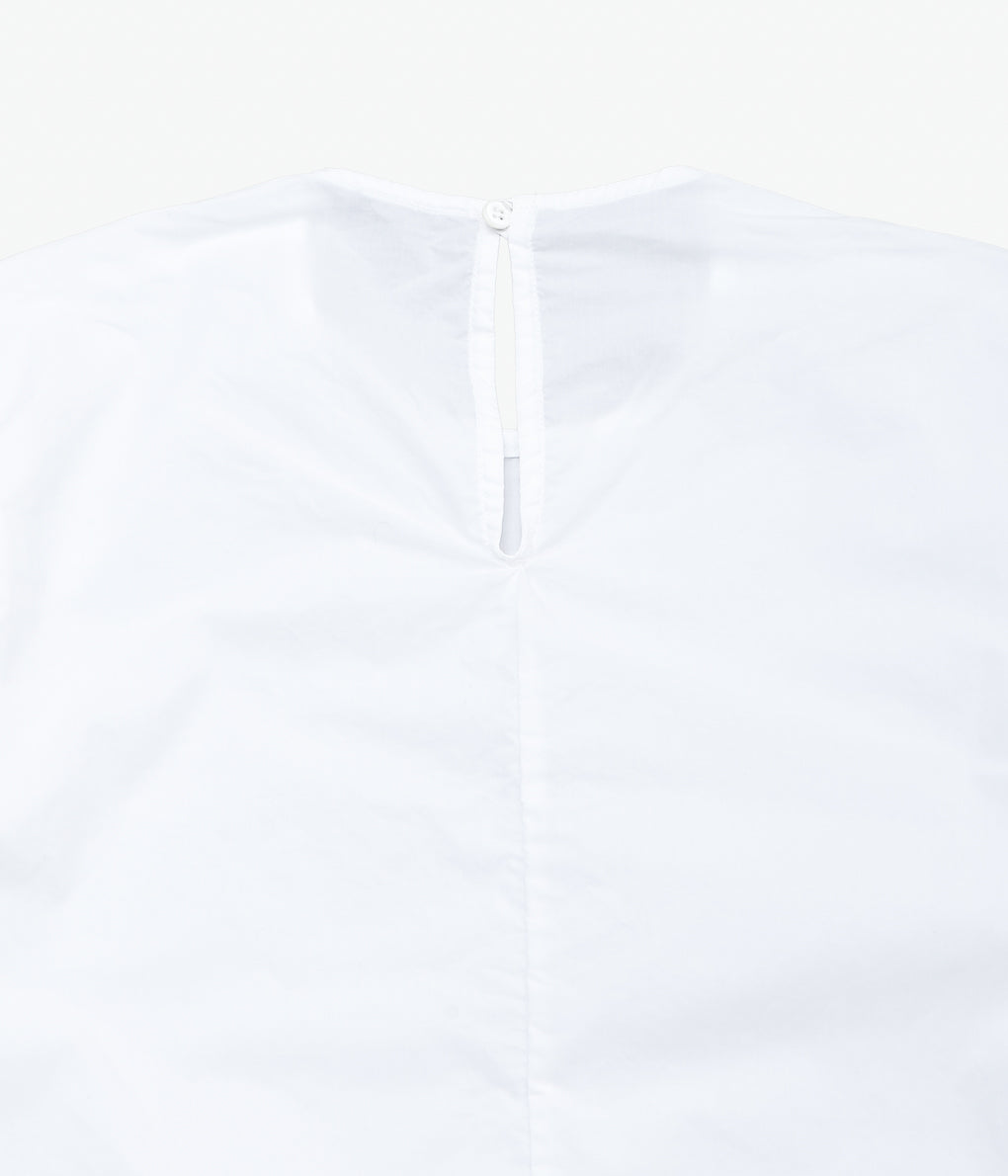 OLDMAN'S TAILOR ''G.D LAWN BALLOON SLEEVE BLOUSE'' (WHITE)